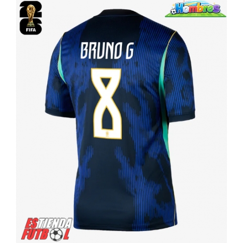 Brasil Bruno Guimaraes #8 Segunda Equipación Mundial 2026 Manga Corta